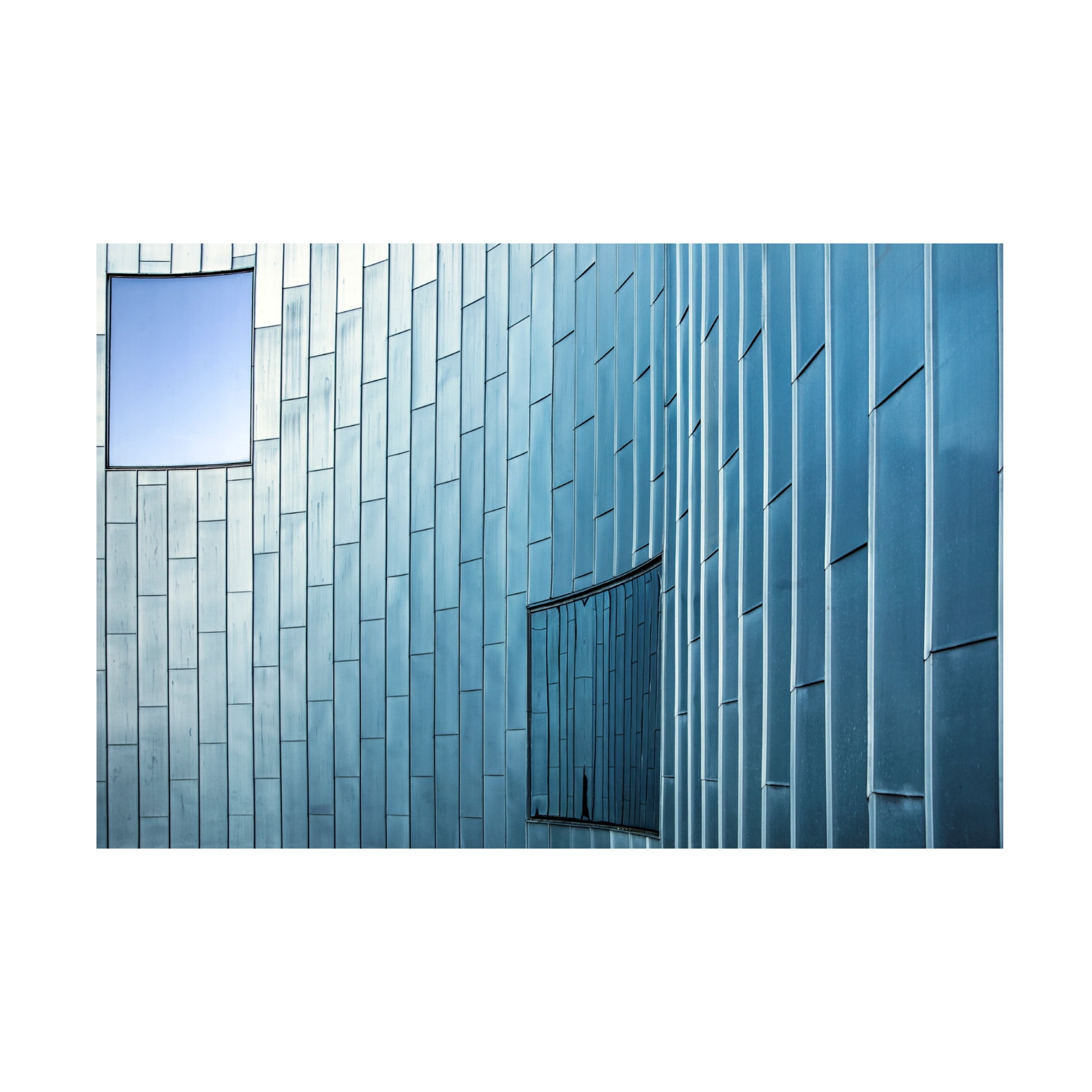 Canvas Wall Art - Linda Wride 'Lines And Frames' Wall Art for Living Room, Bedroom, or Office D?cor by Trademark Fine Art - 47 x 30 Inches