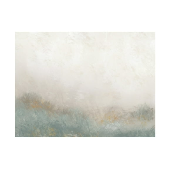 Canvas Wall Art - Line and Brush 'Abstract Grass Scape' Wall Art for Living Room, Bedroom, or Office Décor by Trademark Fine Art - 32 x 24 Inches