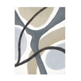 thumbnail image 1 of Canvas Wall Art - Line and Brush 'Blues N Shapes 1' Wall Art for Living Room, Bedroom, or Office Décor by Trademark Fine Art - 18 x 24 Inches, 1 of 4
