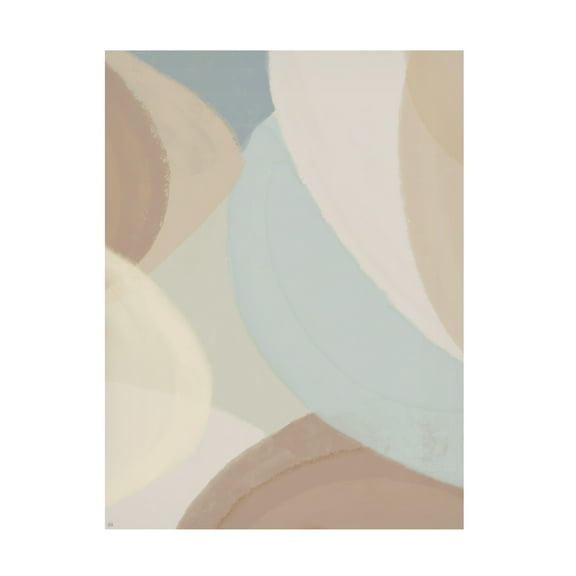 Canvas Wall Art - Line and Brush 'Bows Of Neutral' Wall Art for Living Room, Bedroom, or Office DÃ©cor by Trademark Fine Art - 14 x 19 Inches