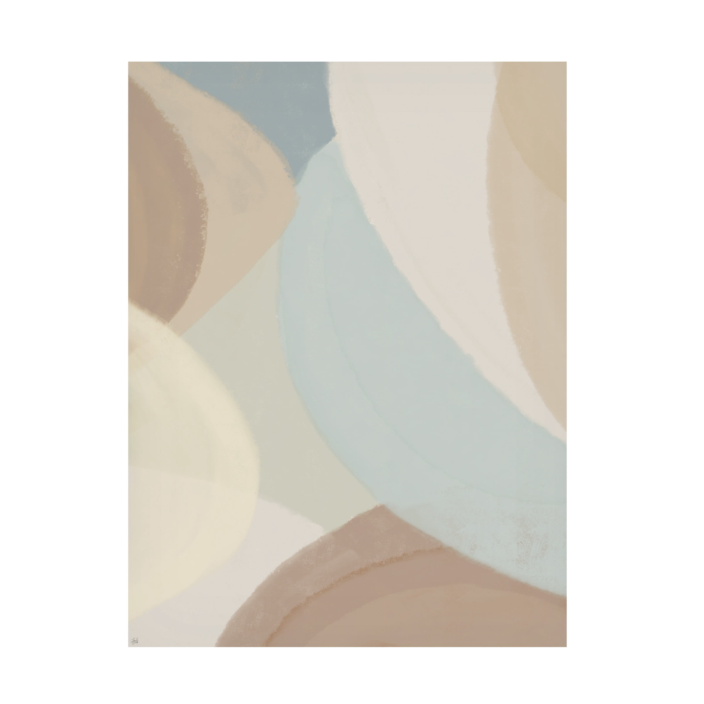 Canvas Wall Art - Line and Brush 'Bows Of Neutral' Wall Art for Living Room, Bedroom, or Office DÃ©cor by Trademark Fine Art - 24 x 32 Inches