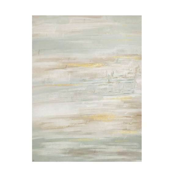 Canvas Wall Art - Line and Brush 'Dash Abstracts' Wall Art for Living Room, Bedroom, or Office Décor by Trademark Fine Art - 14 x 19 Inches