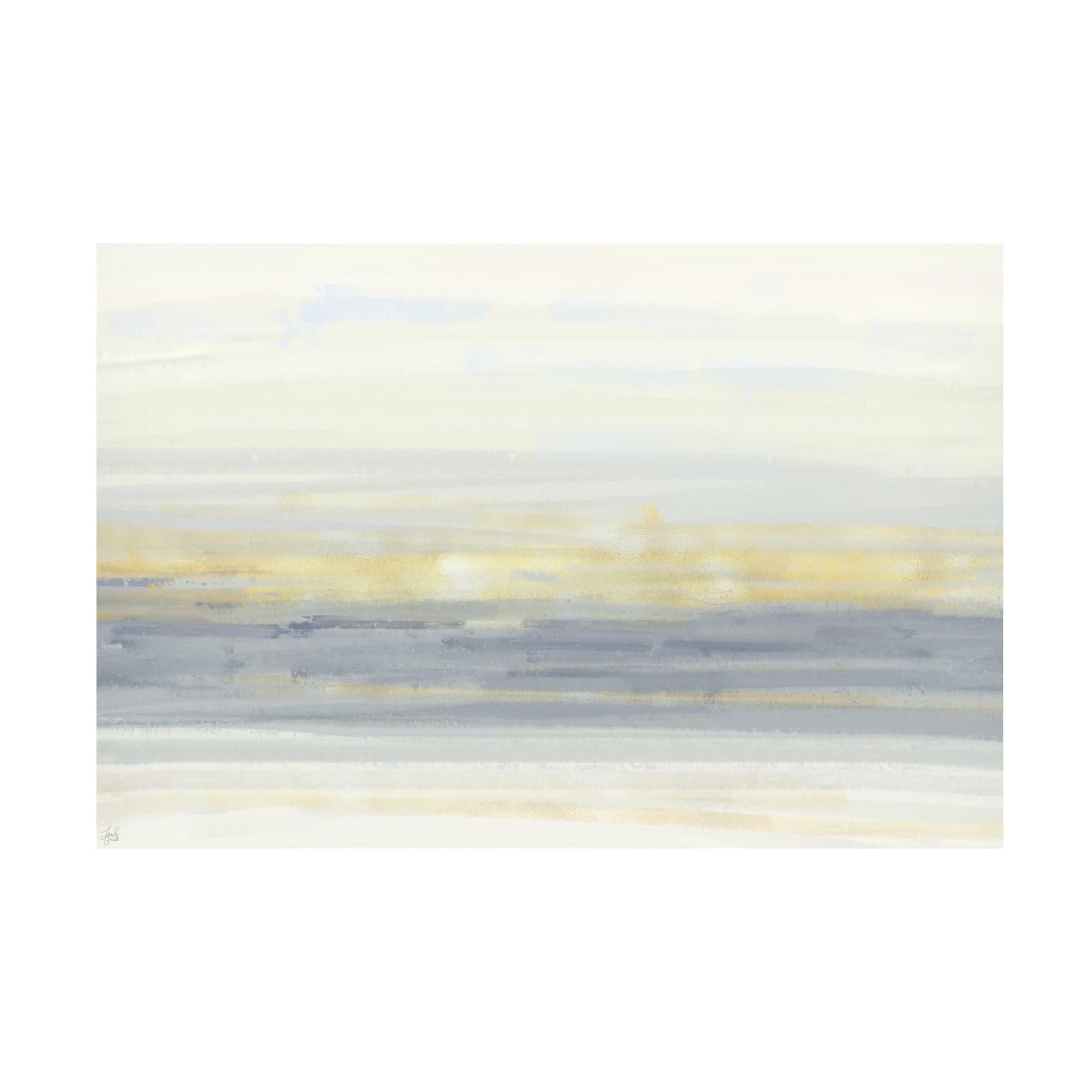 Canvas Wall Art - Line and Brush 'Good Dust Horizon' Wall Art for Living Room, Bedroom, or Office Décor by Trademark Fine Art - 19 x 12 Inches