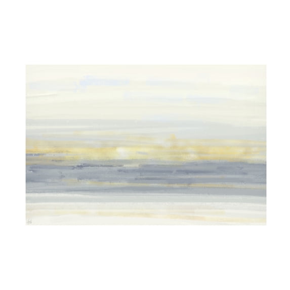Canvas Wall Art - Line and Brush 'Good Dust Horizon' Wall Art for Living Room, Bedroom, or Office Décor by Trademark Fine Art - 47 x 30 Inches