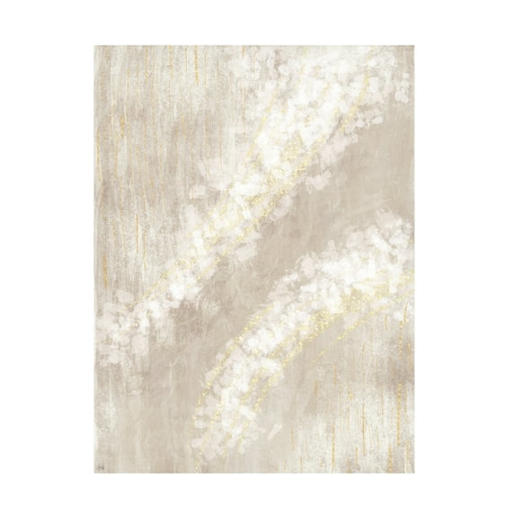 Canvas Wall Art - Line and Brush 'River Upwards' Wall Art for Living Room, Bedroom, or Office Décor by Trademark Fine Art - 18 x 24 Inches