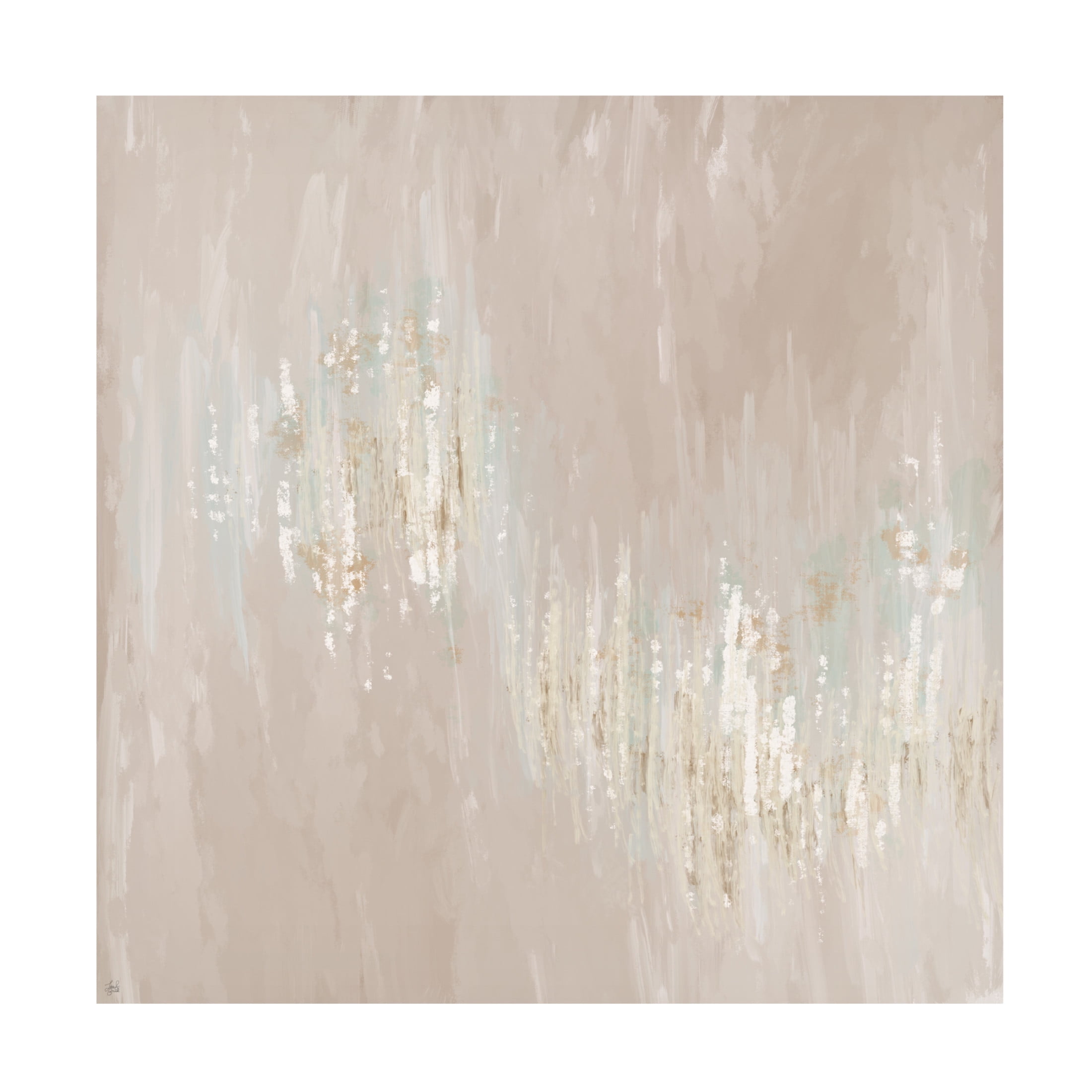 Canvas Wall Art - Line and Brush 'Strokes And Blend' Wall Art for Living Room, Bedroom, or Office Décor by Trademark Fine Art - 24 x 24 Inches