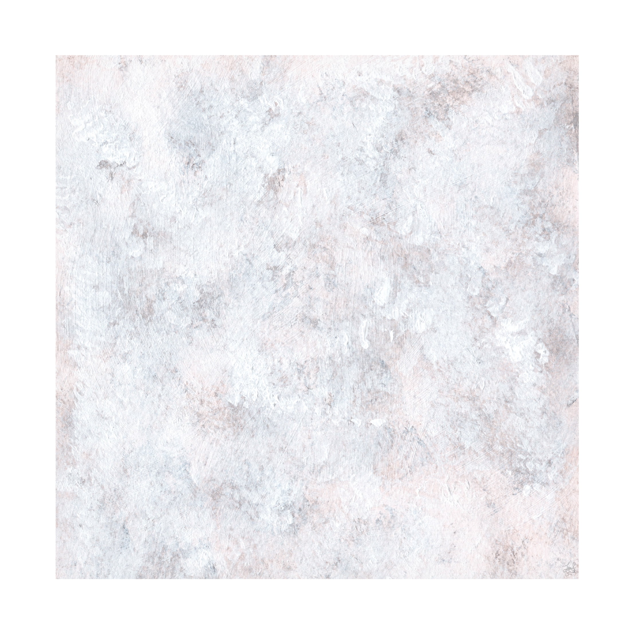 Canvas Wall Art - Line and Brush 'Textured Peace Scape 1' Wall Art for Living Room, Bedroom, or Office Décor by Trademark Fine Art - 24 x 24 Inches
