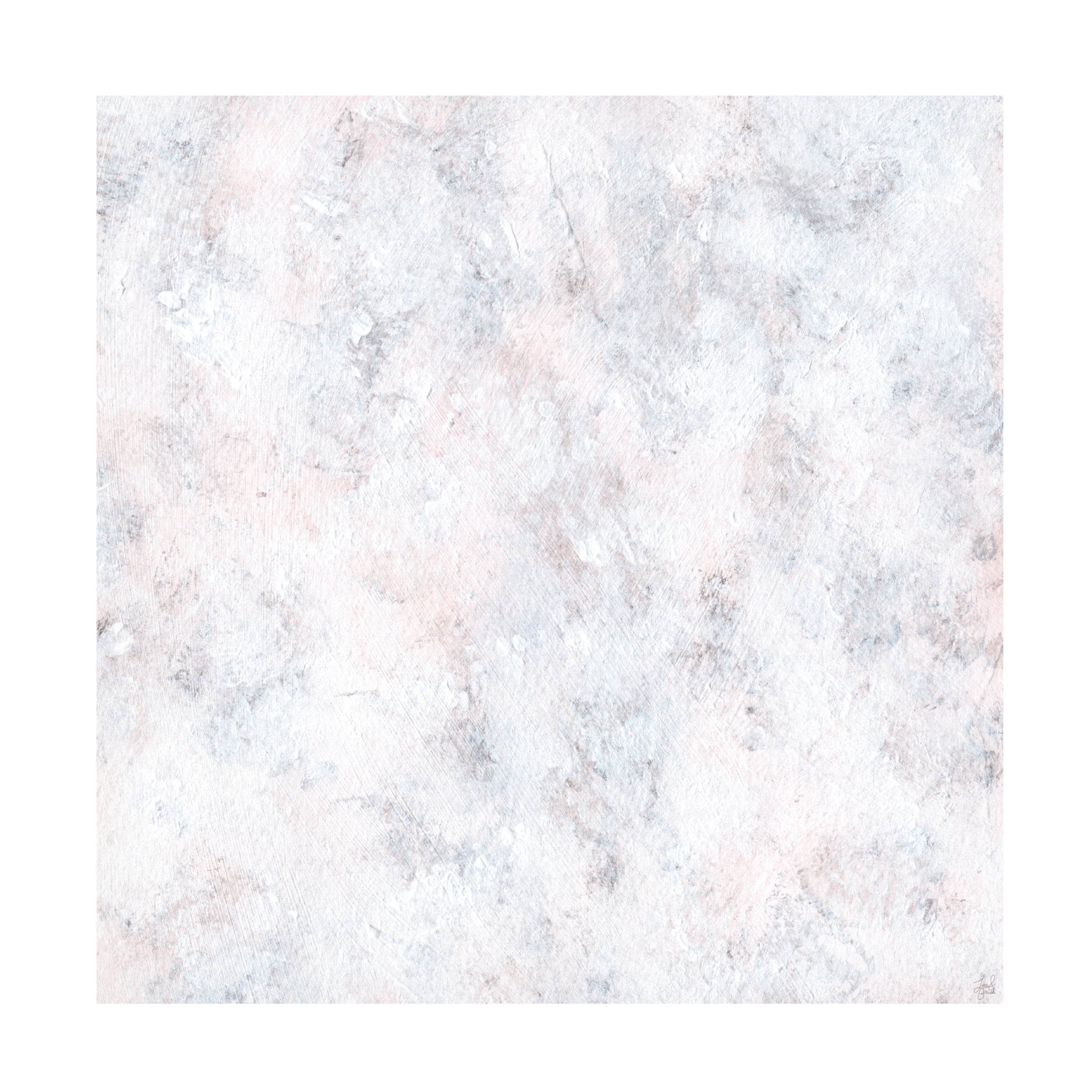Canvas Wall Art - Line and Brush 'Textured Peace Scape 2' Wall Art for Living Room, Bedroom, or Office Décor by Trademark Fine Art - 35 x 35 Inches