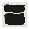 thumbnail image 1 of Canvas Wall Art - Line and Brush 'Two Blocked 2' Wall Art for Living Room, Bedroom, or Office Décor by Trademark Fine Art - 14 x 14 Inches, 1 of 4