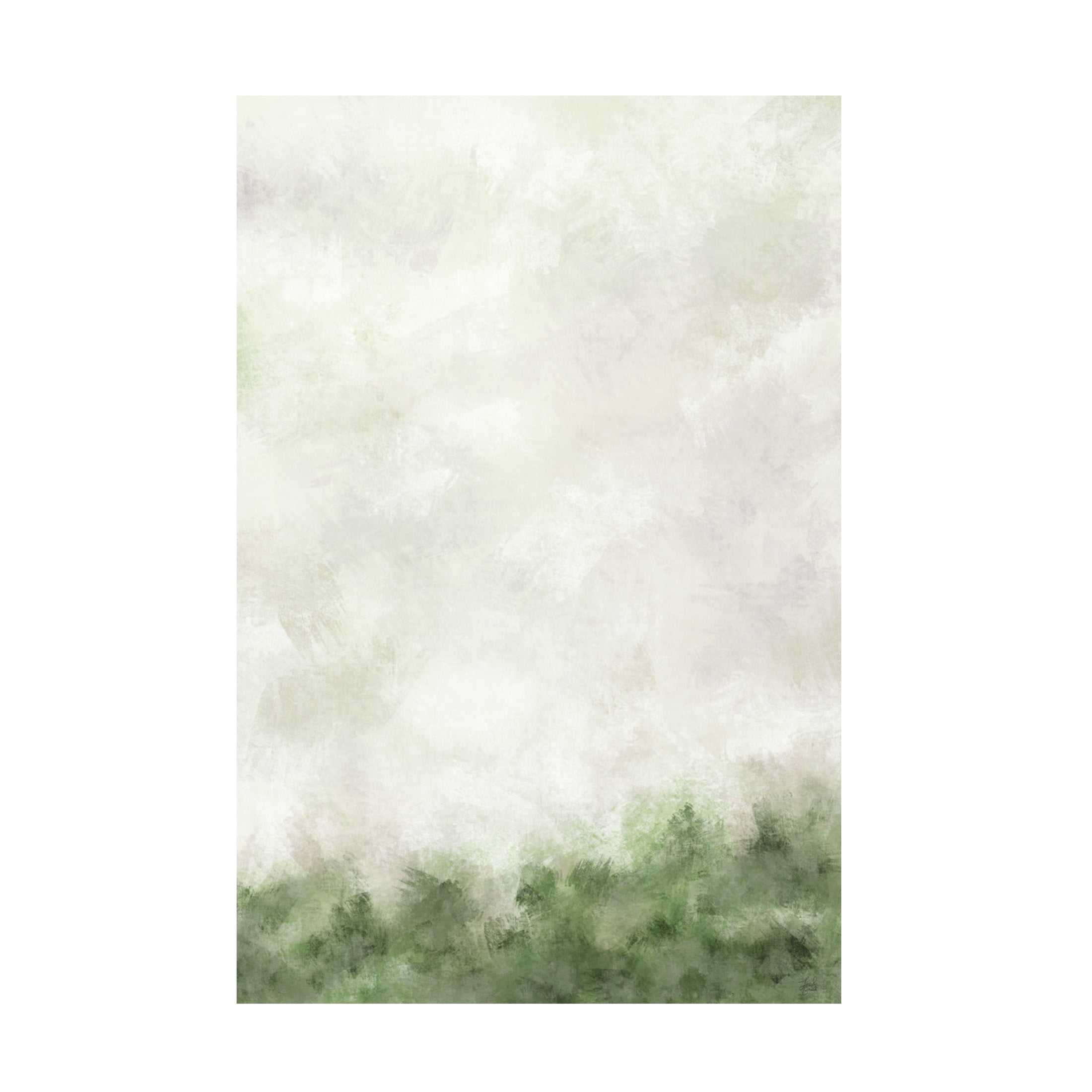 Canvas Wall Art - Line and Brush 'Wild Marsh Sky' Wall Art for Living Room, Bedroom, or Office Décor by Trademark Fine Art - 16 x 24 Inches