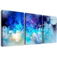 thumbnail image 1 of Canvas Wall Art For Living Room Family Wall Decorations For Bedroom Modern Bathroom Wall Decor Paintings Blue Abstract Pictures Artwork Inspirational Canvas Art Prints Kitchen Home Decor 3 Piece Set, 1 of 6