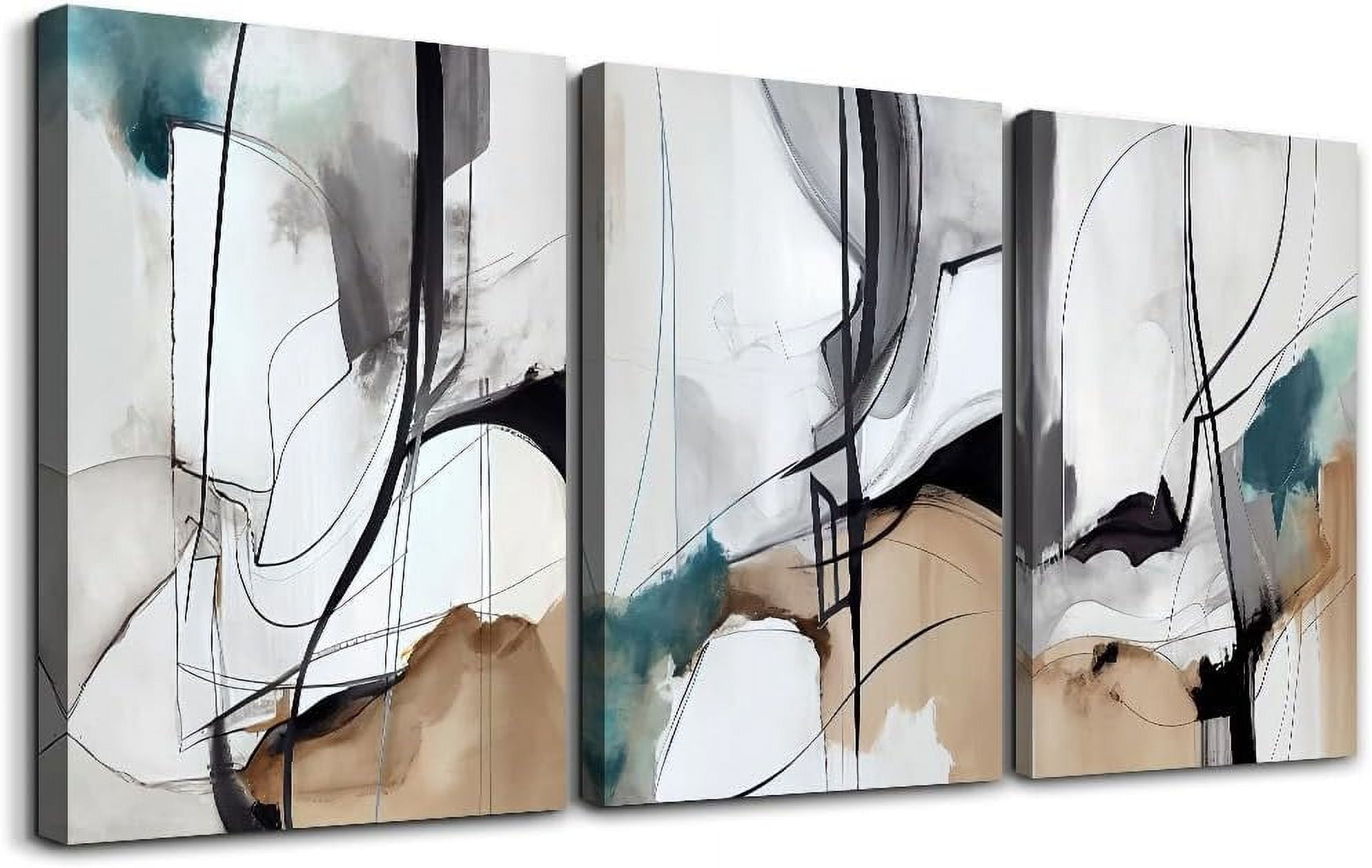 Canvas Wall Art For Living Room Wall Decor For Bedroom Modern Family Canvas Art Office Decor Abstract Wall Paintings Pictures Artwork Ready To Hang Room Home Decorations 12" X 16" 3 Piece