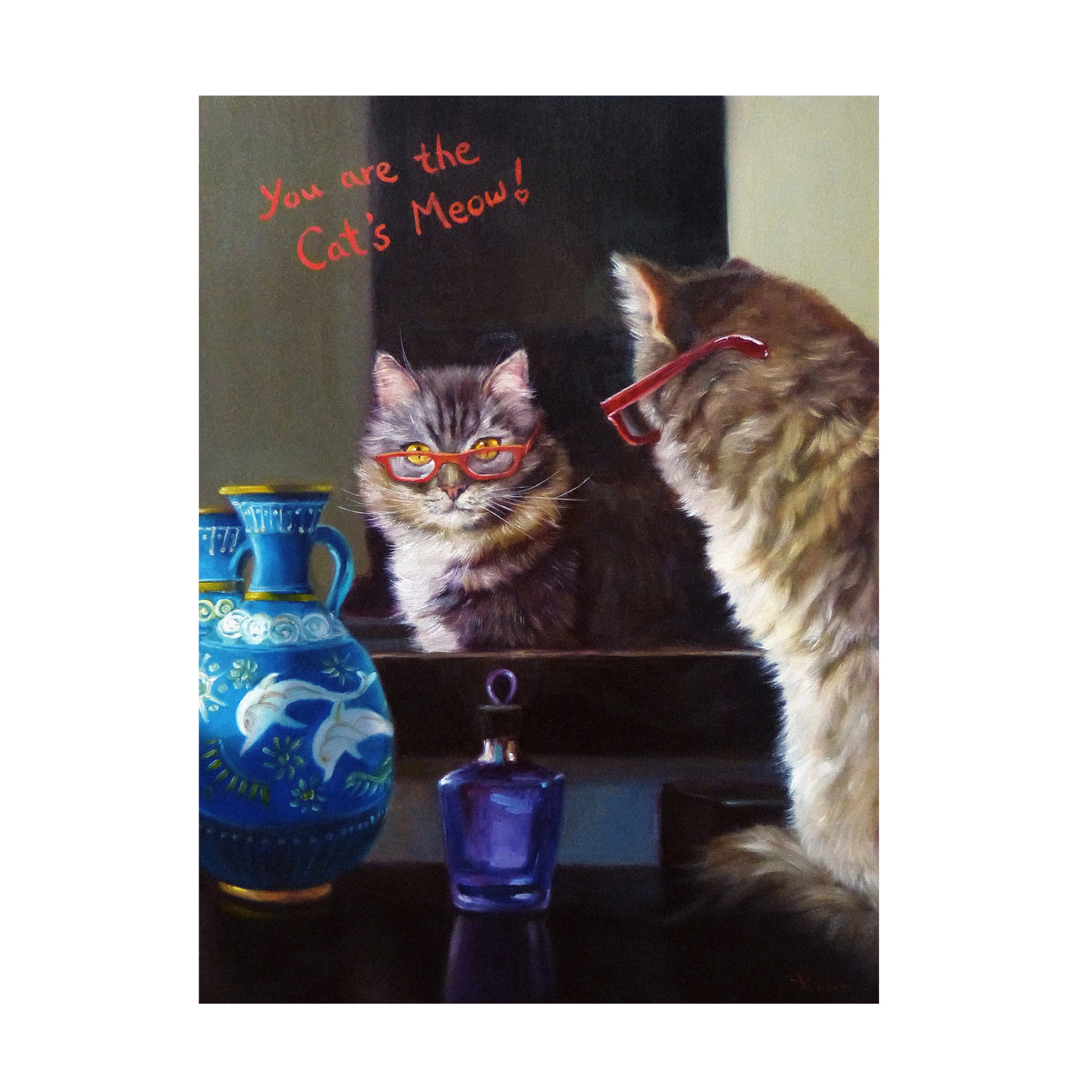 Canvas Wall Art - Lucia Heffernan 'Affirmation 4' Wall Art for Living Room, Bedroom, or Office Décor by Trademark Fine Art - 14 x 19 Inches