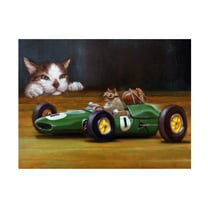 Canvas Wall Art - Lucia Heffernan 'Car Nuts' Wall Art for Living Room, Bedroom, or Office Décor by Trademark Fine Art - 19 x 14 Inches