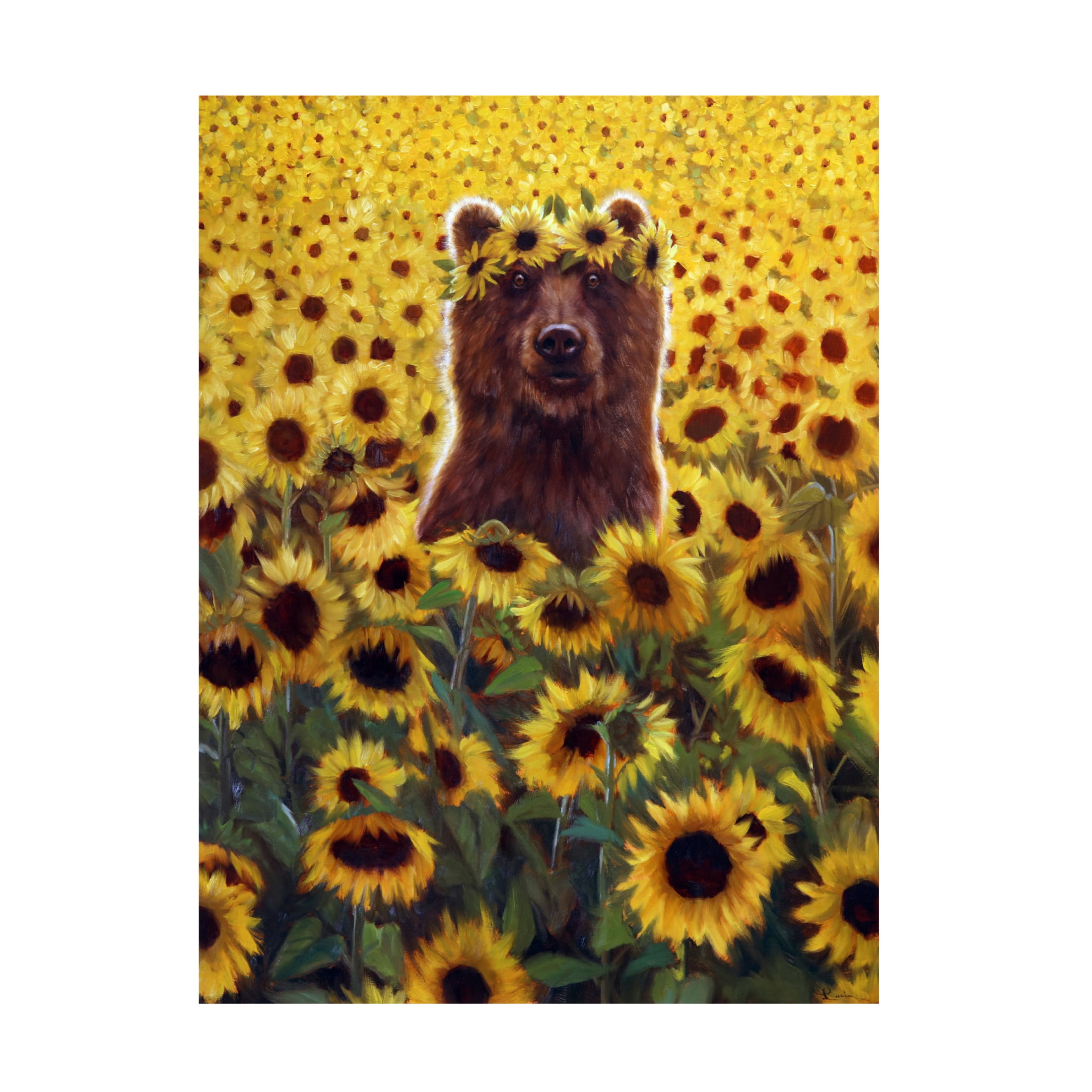 Canvas Wall Art - Lucia Heffernan 'Delilah' Wall Art for Living Room, Bedroom, or Office Décor by Trademark Fine Art - 35 x 47 Inches