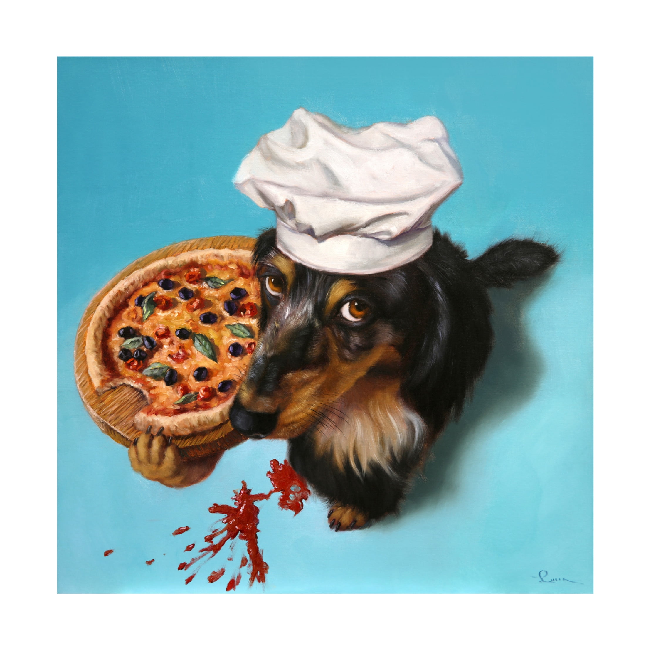 Canvas Wall Art - Lucia Heffernan 'Il Piaziolo' Wall Art for Living Room, Bedroom, or Office Décor by Trademark Fine Art - 14 x 14 Inches