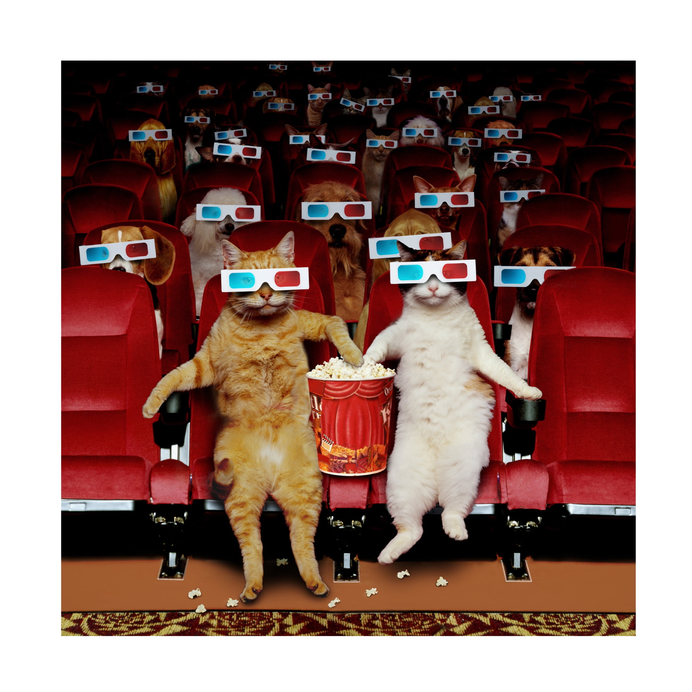 Canvas Wall Art - Lund Roeser 'Pet Show' Wall Art for Living Room, Bedroom, or Office Décor by Trademark Fine Art - 14 x 14 Inches