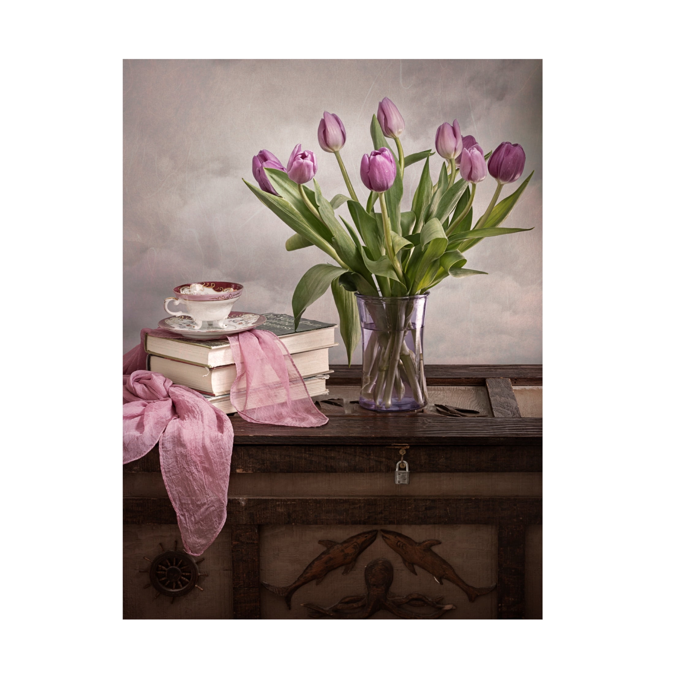 Canvas Wall Art - Lydia Jacobs 'Comfy' Wall Art for Living Room, Bedroom, or Office Décor by Trademark Fine Art - 24 x 32 Inches