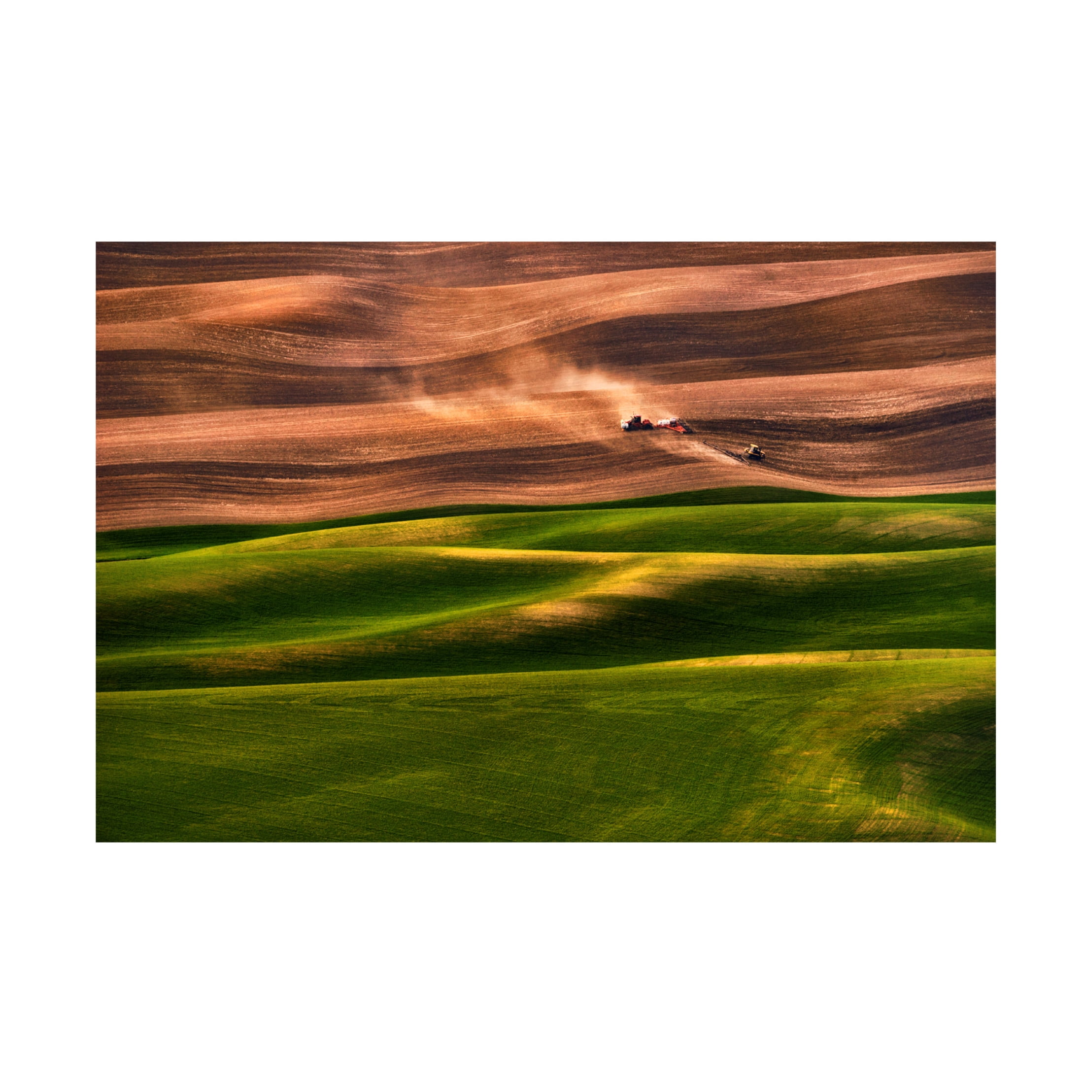 Canvas Wall Art - Lydia Jacobs 'Farmland' Wall Art for Living Room, Bedroom, or Office Décor by Trademark Fine Art - 24 x 16 Inches