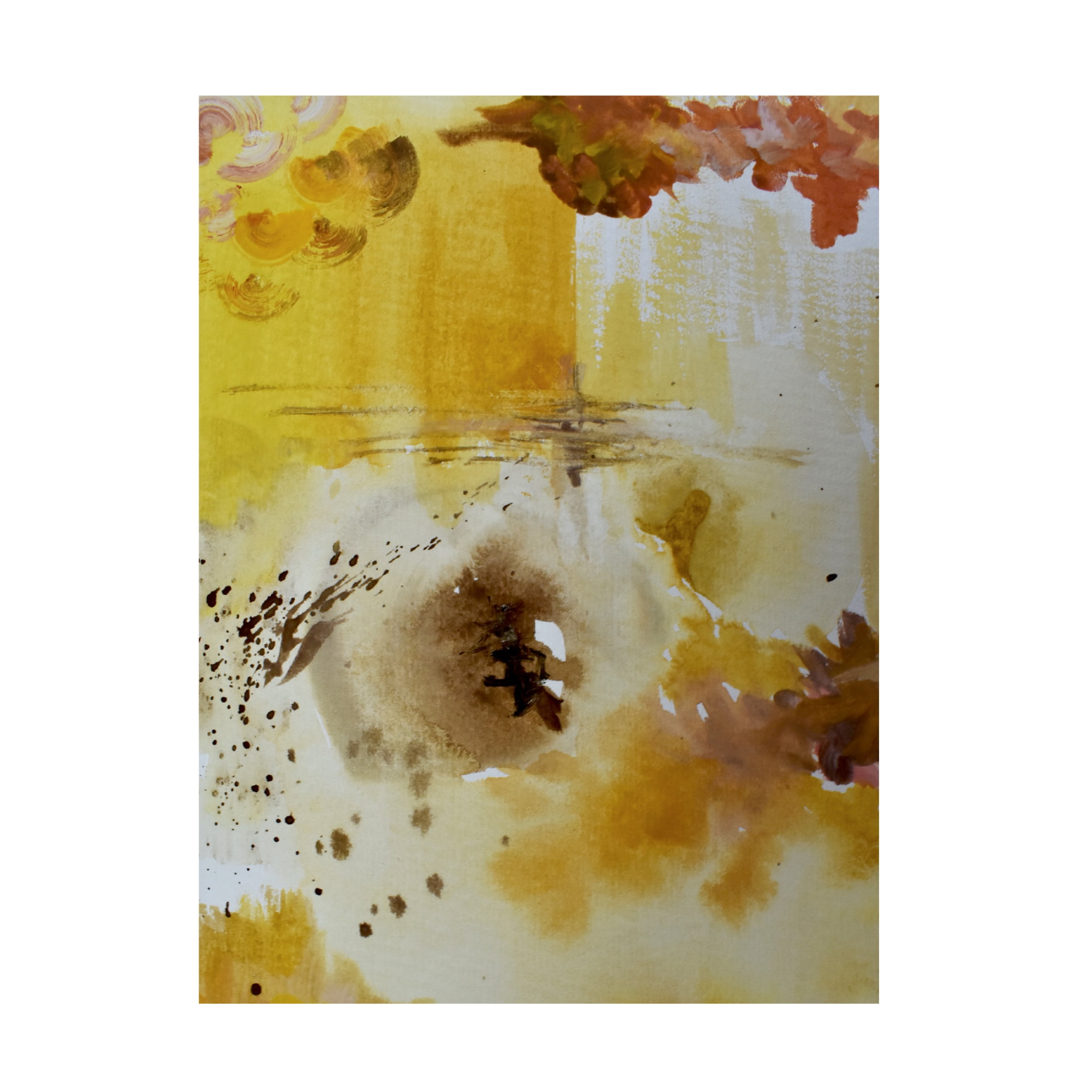 Canvas Wall Art - Maliq 'Abstract Landscape' Wall Art for Living Room, Bedroom, or Office Décor by Trademark Fine Art - 24 x 32 Inches