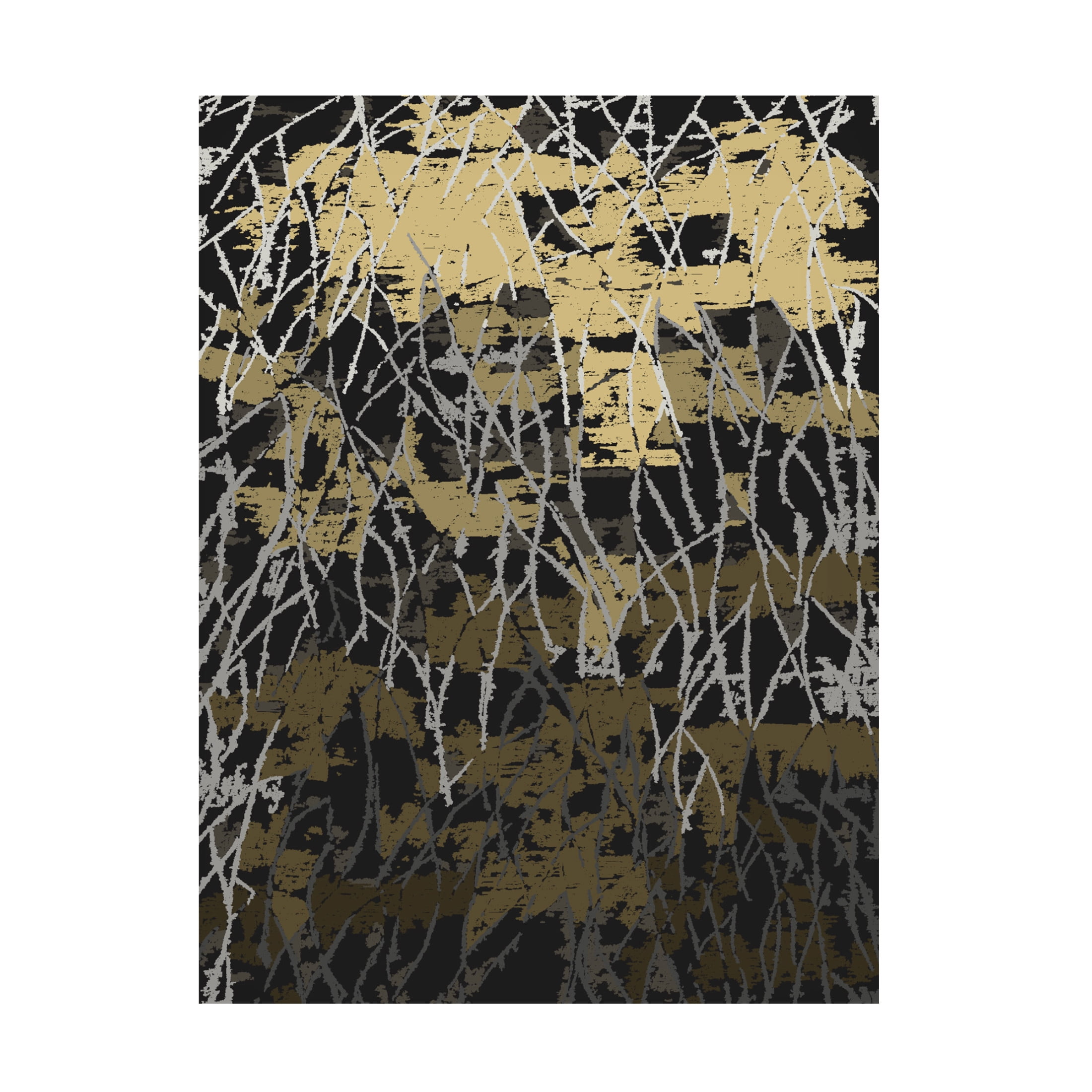 Canvas Wall Art - Maliq 'Dark Woods' Wall Art for Living Room, Bedroom, or Office Décor by Trademark Fine Art - 35 x 47 Inches