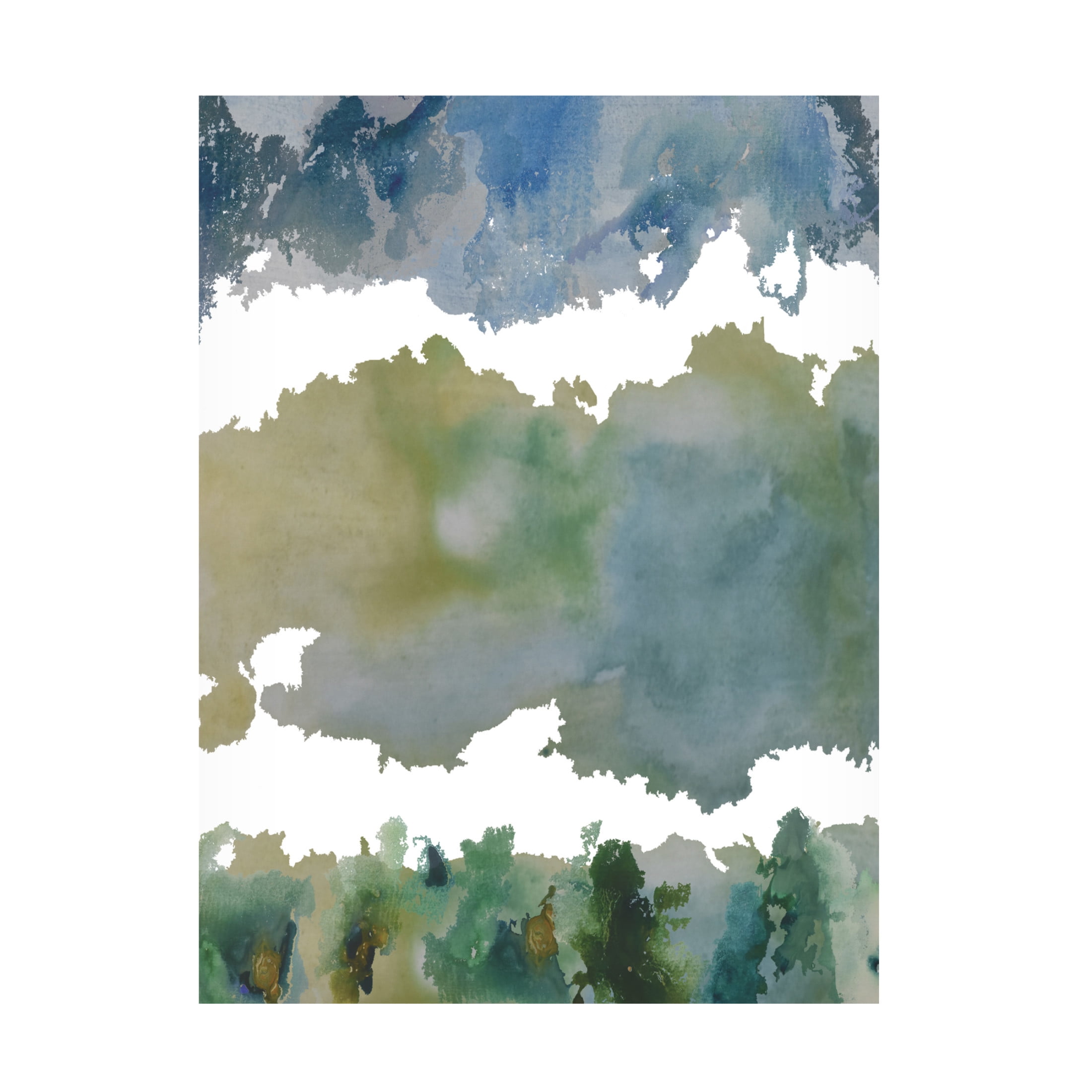 Canvas Wall Art - Maliq 'In Between' Wall Art for Living Room, Bedroom, or Office Décor by Trademark Fine Art - 14 x 19 Inches