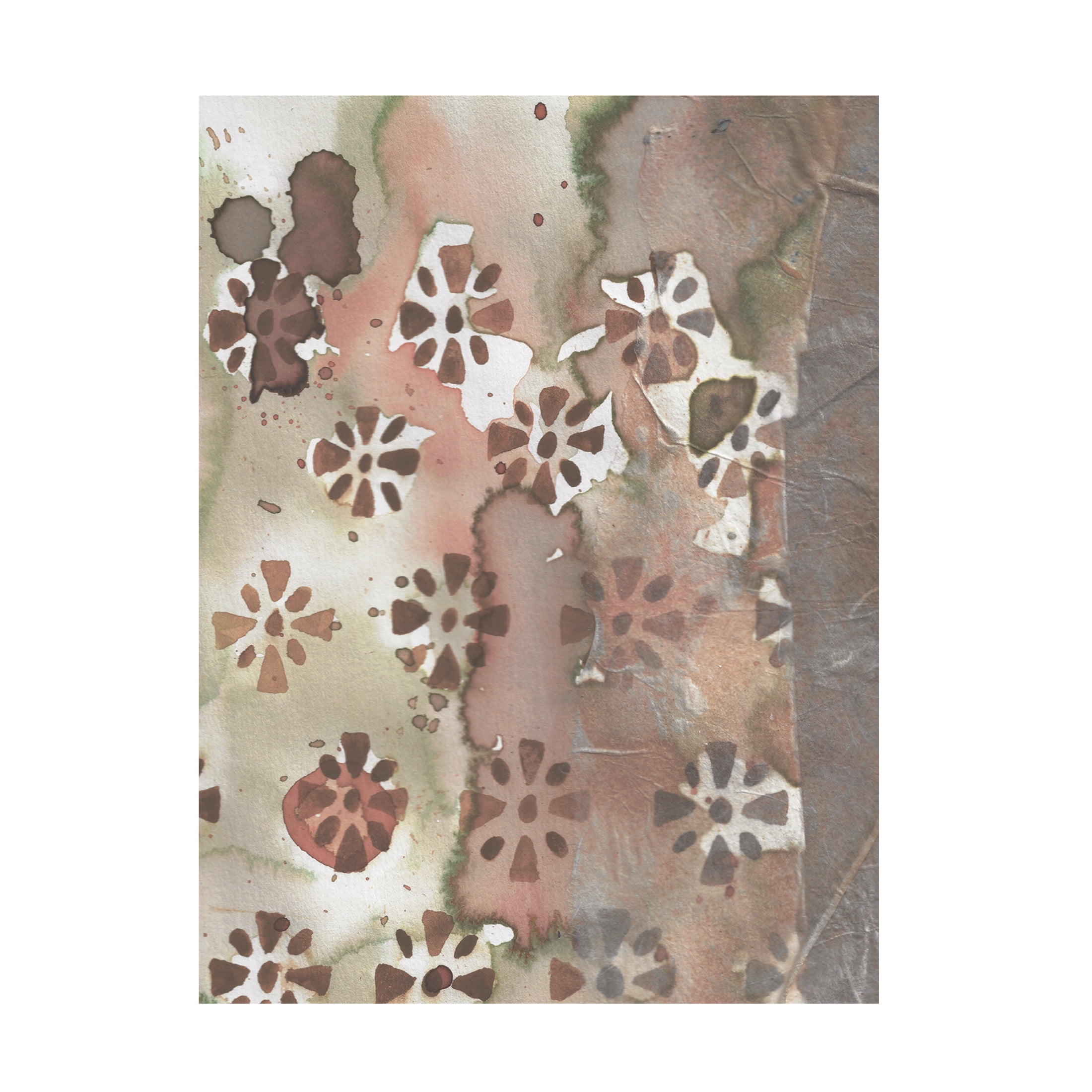 Canvas Wall Art - Maliq 'Pattern Of Life' Wall Art for Living Room, Bedroom, or Office Décor by Trademark Fine Art - 24 x 32 Inches