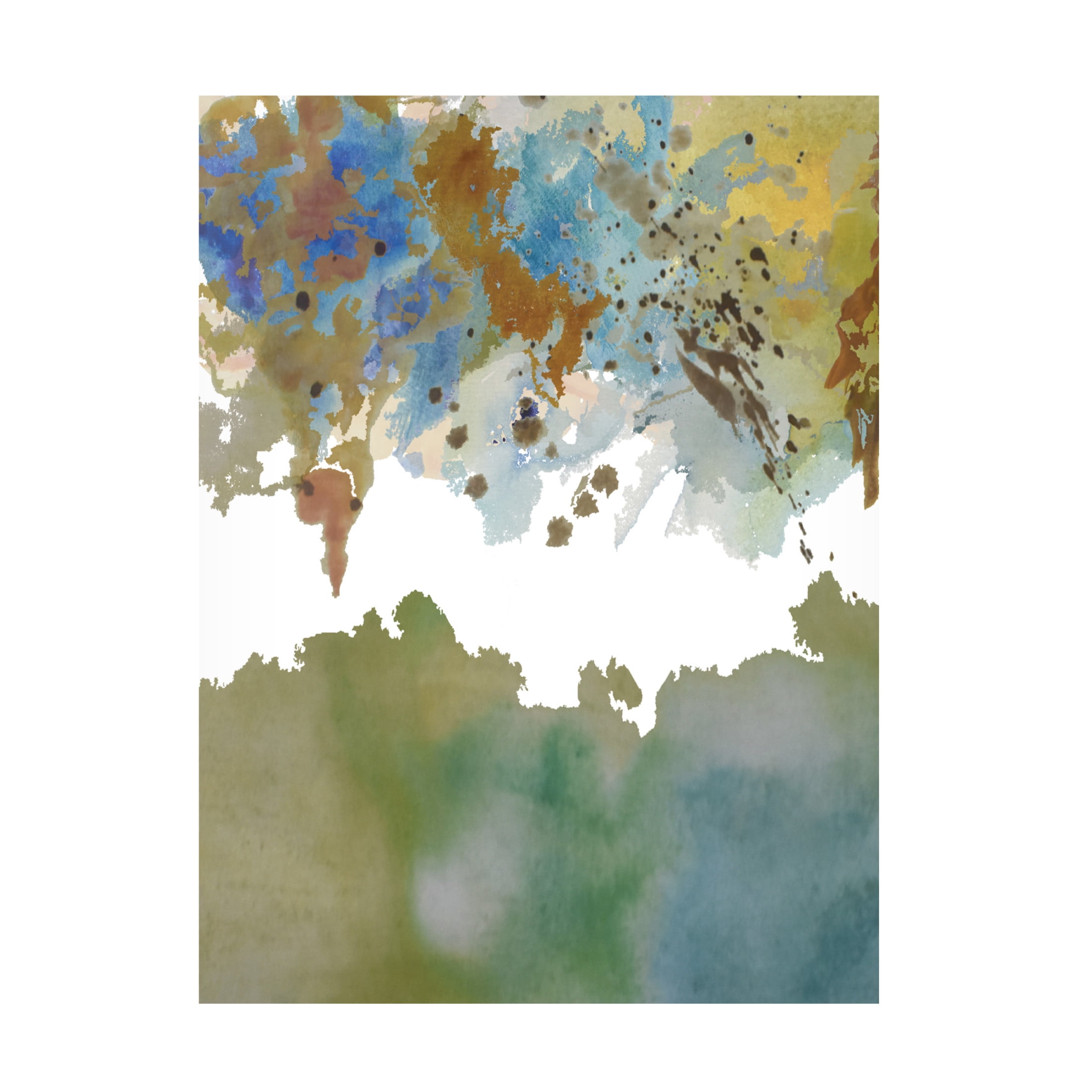 Canvas Wall Art - Maliq 'Rhapsody Of The Clouds 1' Wall Art for Living Room, Bedroom, or Office Décor by Trademark Fine Art - 35 x 47 Inches