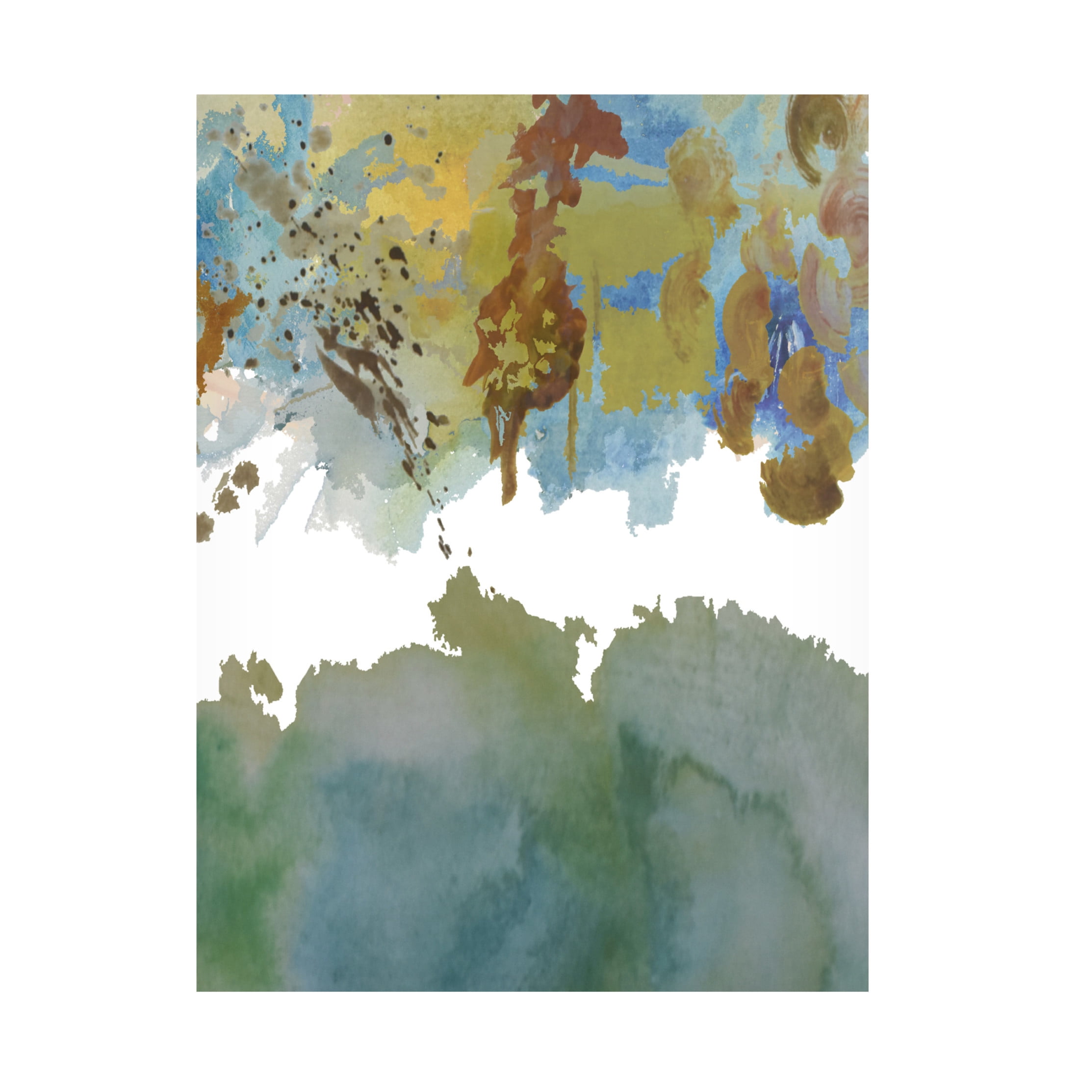 Canvas Wall Art - Maliq 'Rhapsody Of The Clouds 2' Wall Art for Living Room, Bedroom, or Office Décor by Trademark Fine Art - 18 x 24 Inches