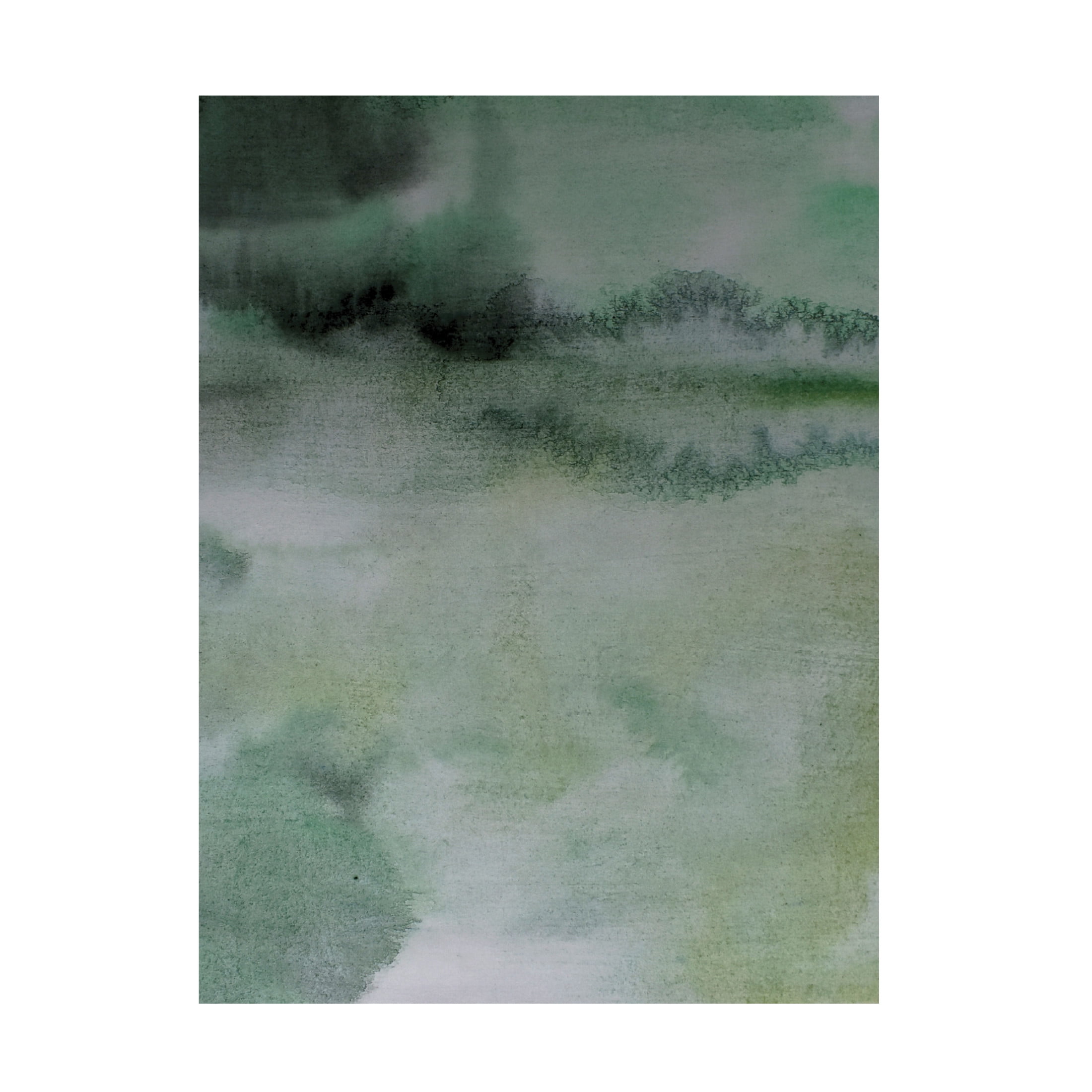 Canvas Wall Art - Maliq 'Spilled Canvas' Wall Art for Living Room, Bedroom, or Office Décor by Trademark Fine Art - 14 x 19 Inches