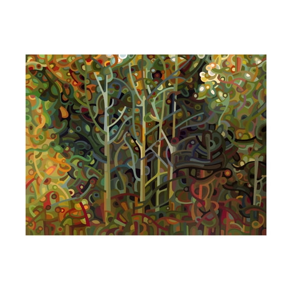 Canvas Wall Art - Mandy Budan 'Verdigris' Wall Art for Living Room, Bedroom, or Office Décor by Trademark Fine Art - 47 x 35 Inches