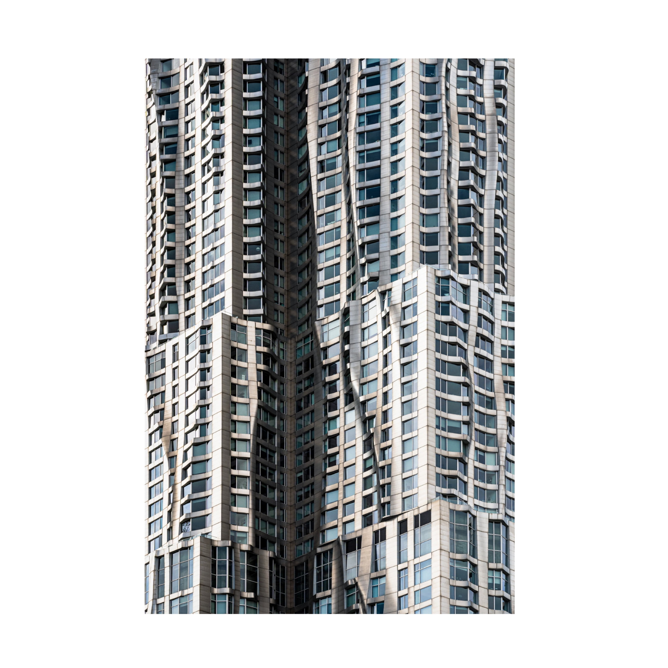 Canvas Wall Art - Marco Tagliarino 'Liquid Skysrapper' Wall Art for Living Room, Bedroom, or Office Décor by Trademark Fine Art - 30 x 47 Inches