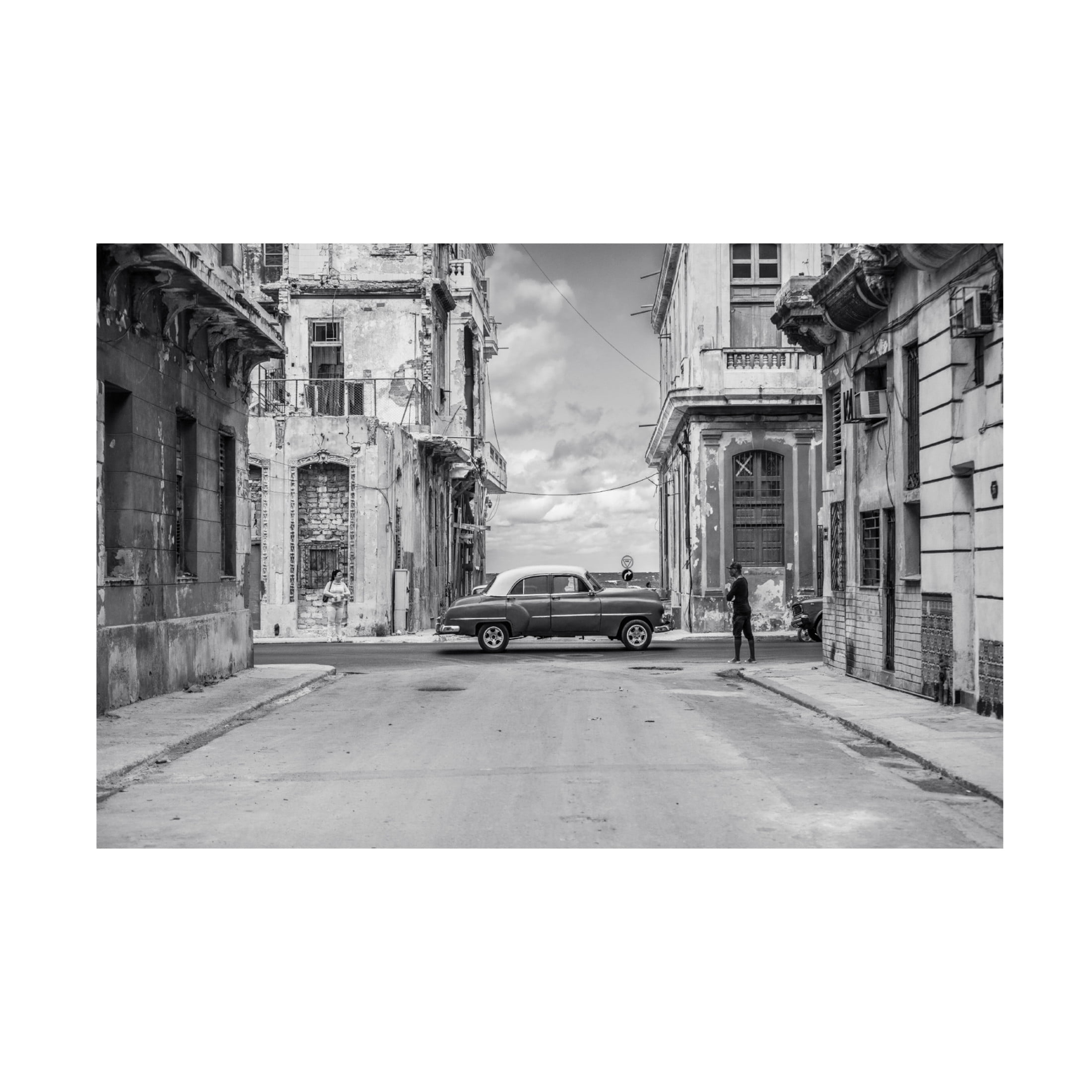 Canvas Wall Art - Marco Tagliarino 'Streets Of Lavana' Wall Art for Living Room, Bedroom, or Office D?cor by Trademark Fine Art - 47 x 30 Inches