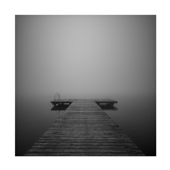 Canvas Wall Art - Margit Lisa Roeder 'Silence' Wall Art for Living Room, Bedroom, or Office Décor by Trademark Fine Art - 14 x 14 Inches