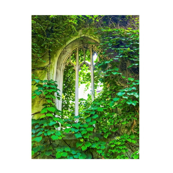 Canvas Wall Art - Mark A Paulda 'Old St Dunstan In The East' Wall Art for Living Room, Bedroom, or Office Décor by Trademark Fine Art - 14 x 19 Inches