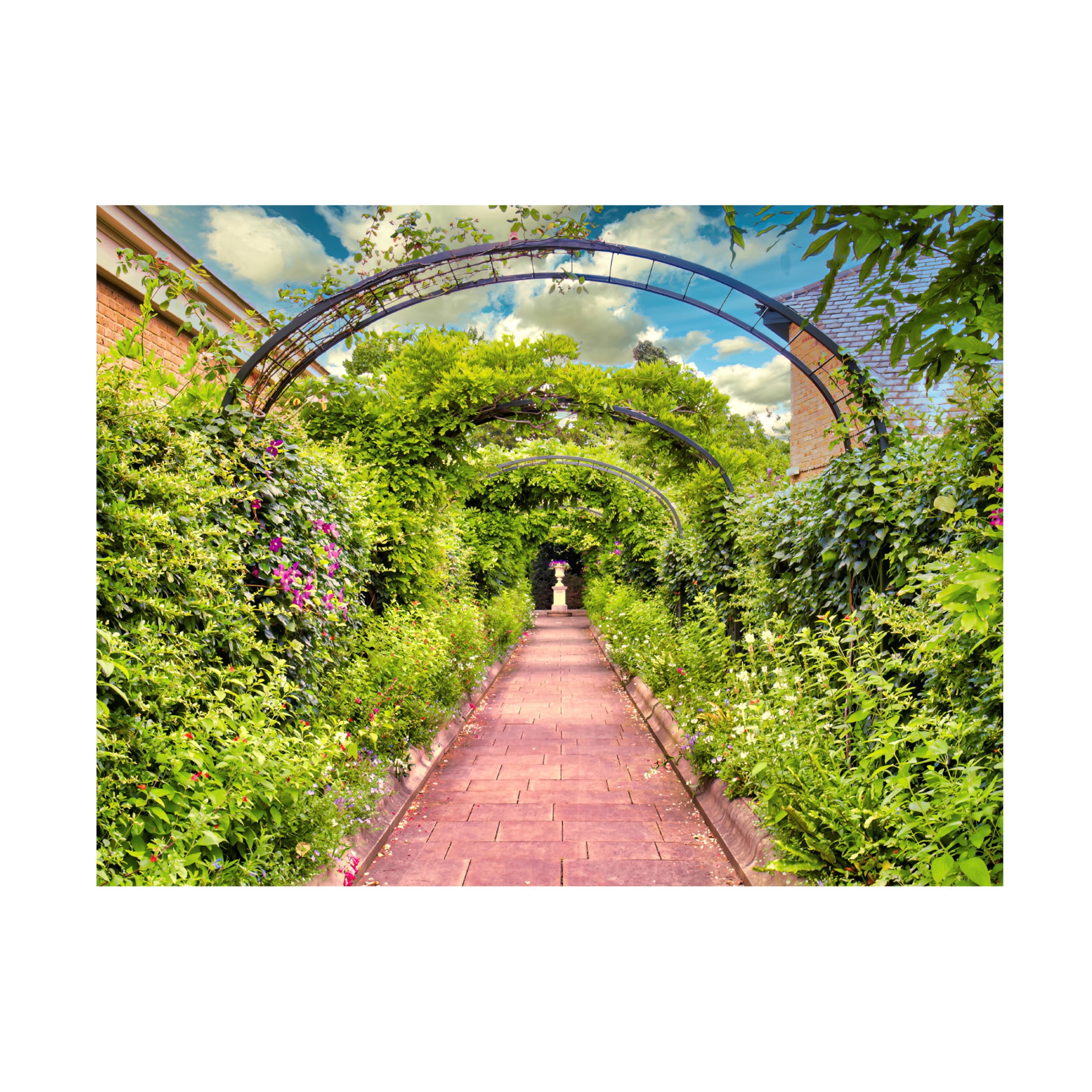 Canvas Wall Art - Mark A Paulda 'Regents Park Garden Arches' Wall Art for Living Room, Bedroom, or Office Décor by Trademark Fine Art - 47 x 35 Inches