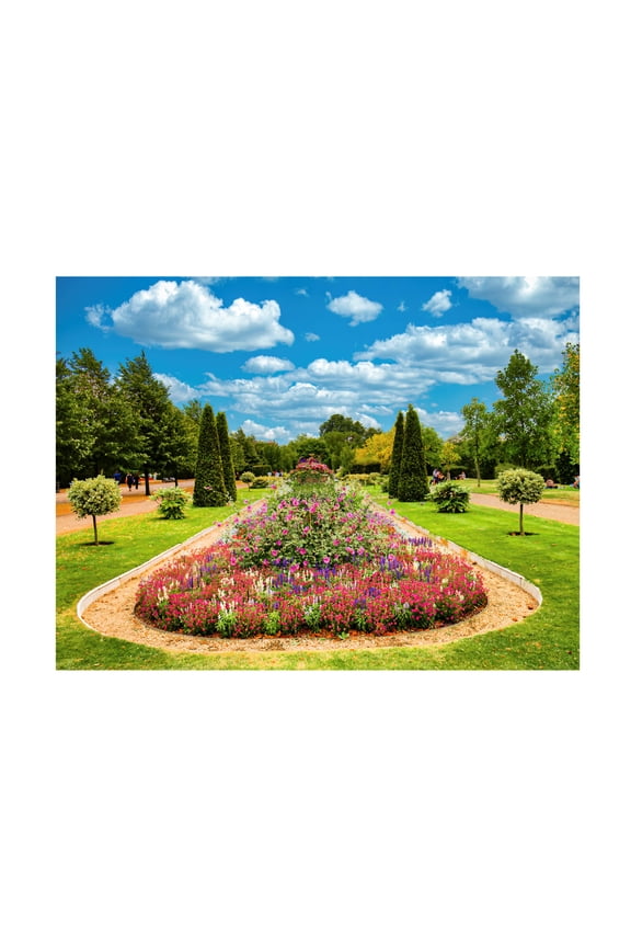 Canvas Wall Art - Mark A Paulda 'Regents Park Gardens III' Wall Art for Living Room, Bedroom, or Office Décor by Trademark Fine Art - 19 x 14 Inches