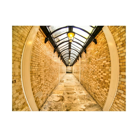 Canvas Wall Art - Mark A Paulda 'Tunnel Patterns' Wall Art for Living Room, Bedroom, or Office Décor by Trademark Fine Art - 32 x 24 Inches