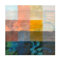 Canvas Wall Art - Mark David Smith 'Aquaculture 3' Wall Art for Living Room, Bedroom, or Office Décor by Trademark Fine Art - 14 x 14 Inches