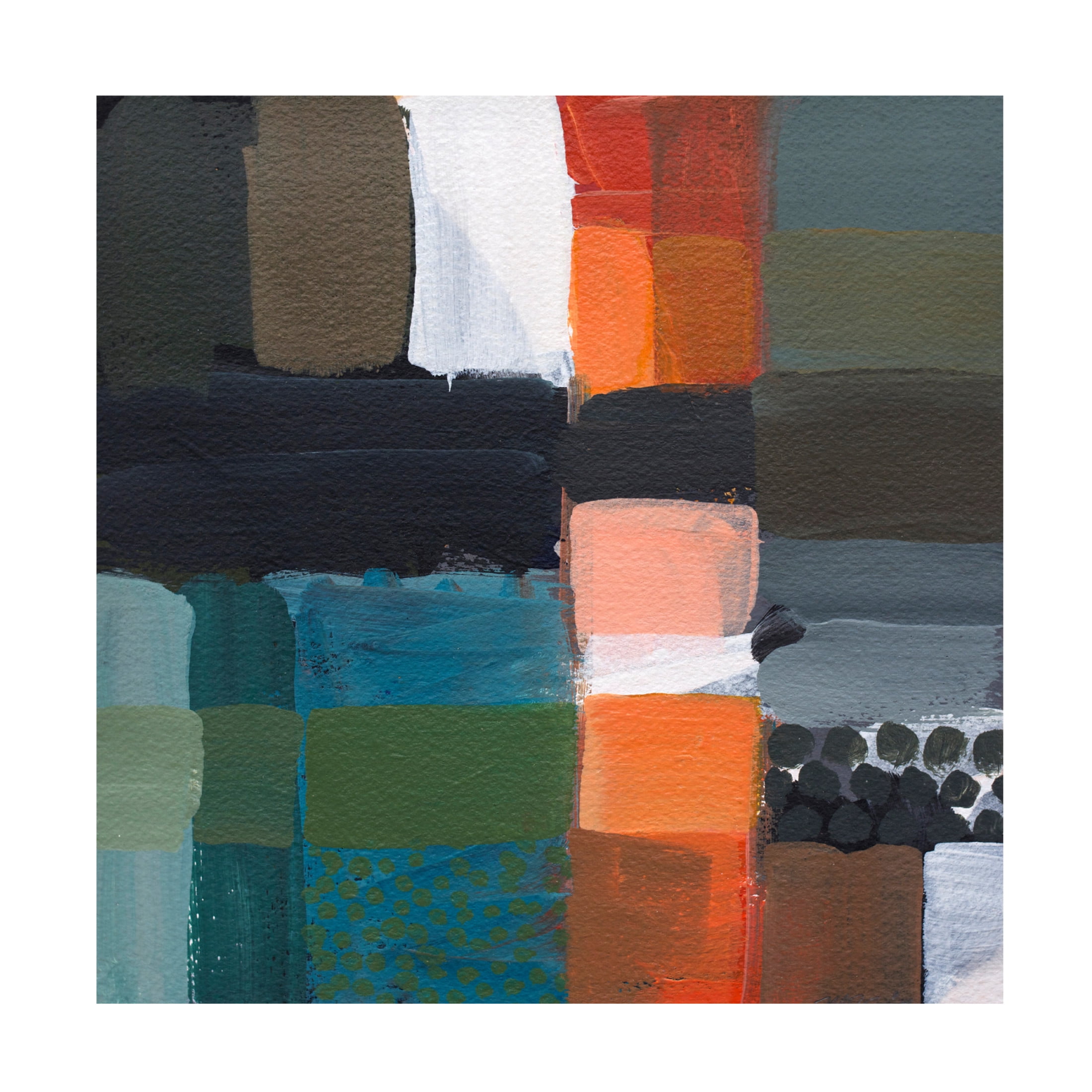Canvas Wall Art - Mark David Smith 'City Limits' Wall Art for Living Room, Bedroom, or Office Décor by Trademark Fine Art - 14 x 14 Inches