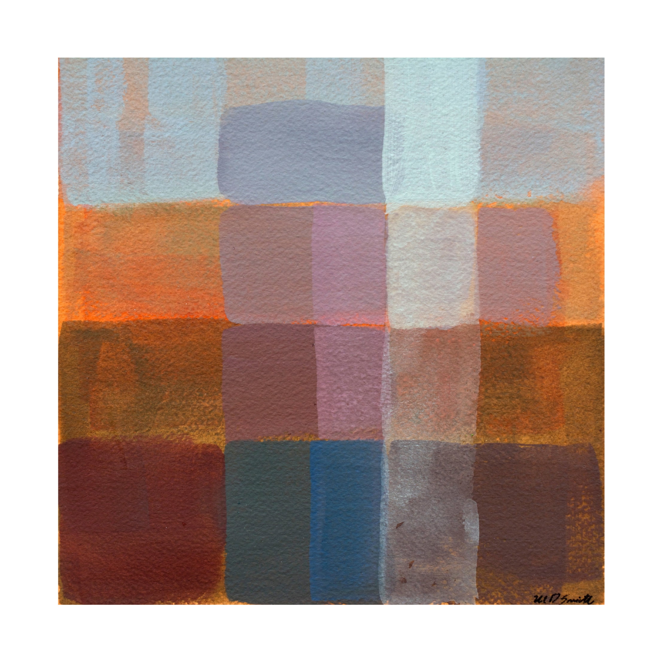 Canvas Wall Art - Mark David Smith 'Mediterranean' Wall Art for Living Room, Bedroom, or Office Décor by Trademark Fine Art - 18 x 18 Inches