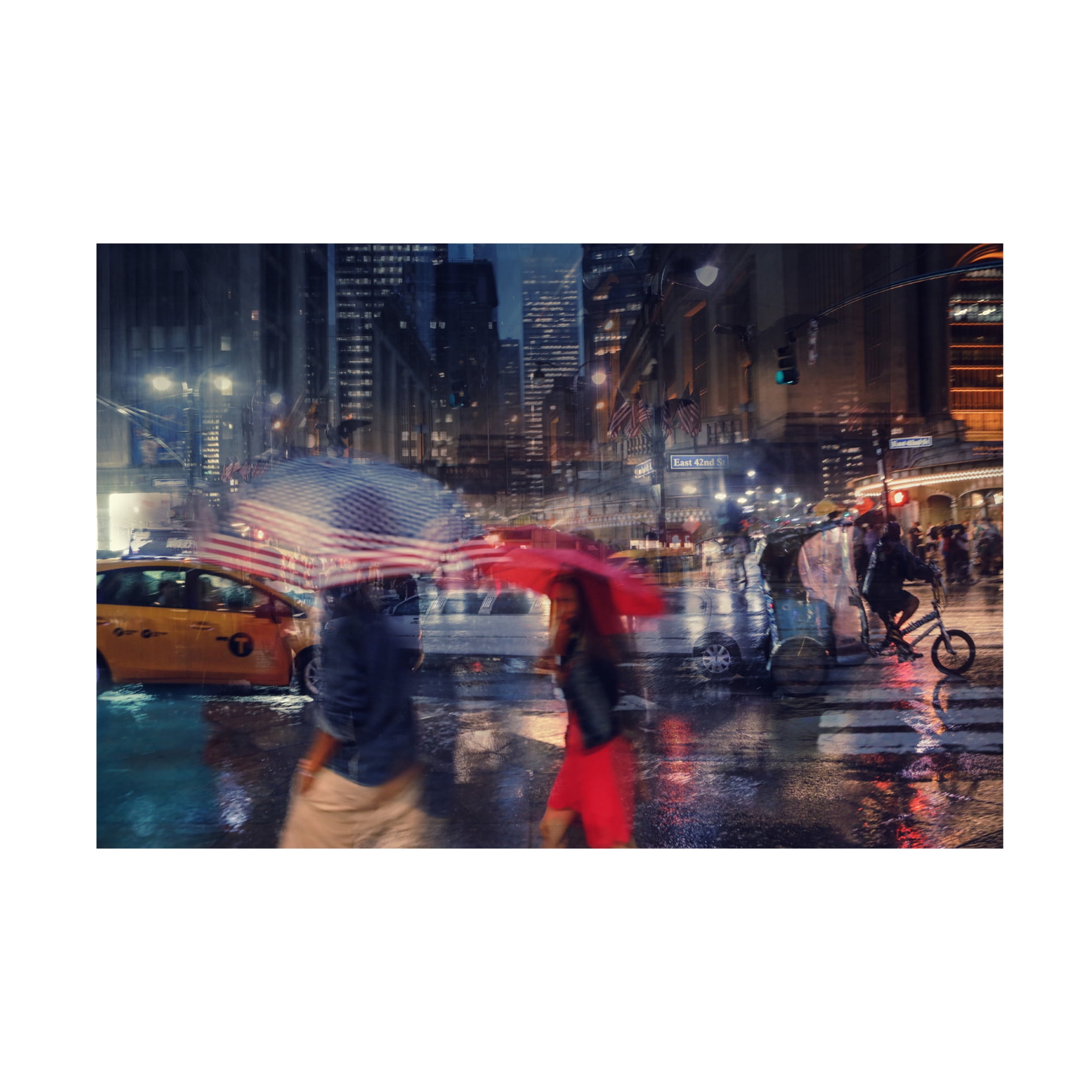 Canvas Wall Art - Massimo Della Latta 'Nyc 5' Wall Art for Living Room, Bedroom, or Office Décor by Trademark Fine Art - 47 x 30 Inches