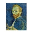 thumbnail image 1 of Canvas Wall Art - Masters Collection 'Self Portrait With Palette Vincent Van Gogh' Wall Art for Living Room, Bedroom, or Office Décor by Trademark Fine Art - 14 x 19 Inches, 1 of 4