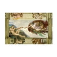 thumbnail image 1 of Canvas Wall Art - Masters Collection 'The Creation Of Adam Michelangelo' Wall Art for Living Room, Bedroom, or Office Décor by Trademark Fine Art - 24 x 16 Inches, 1 of 4