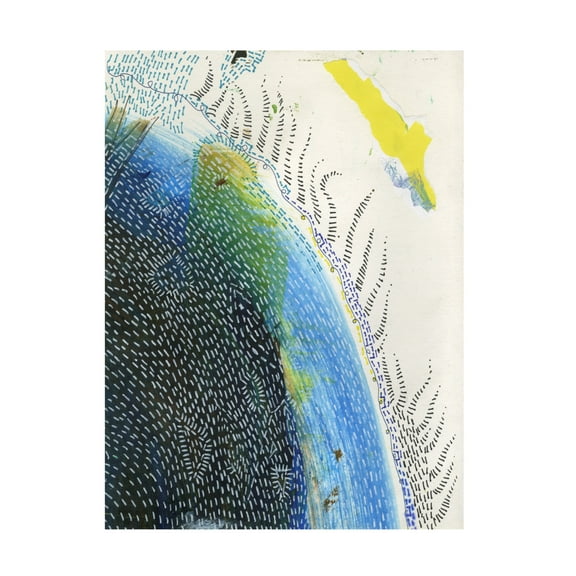 Canvas Wall Art - Medha Karandikar 'Spiritual Journal 10' Wall Art for Living Room, Bedroom, or Office Décor by Trademark Fine Art - 14 x 19 Inches