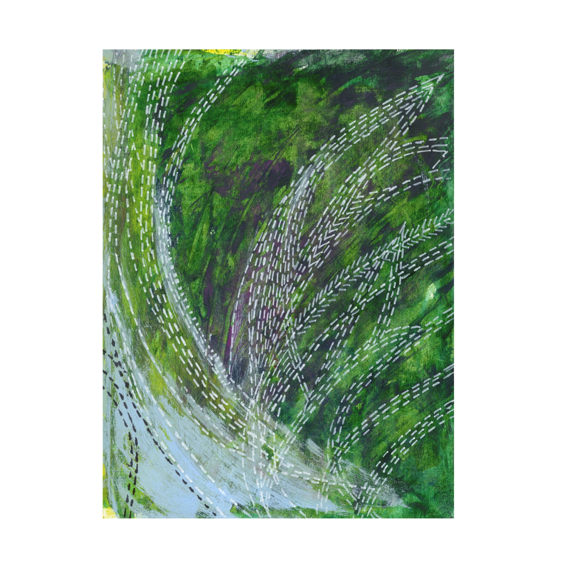 Canvas Wall Art - Medha Karandikar 'Spiritual Journal 13' Wall Art for Living Room, Bedroom, or Office Décor by Trademark Fine Art - 18 x 24 Inches