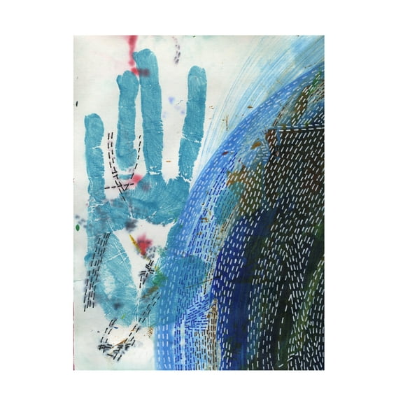 Canvas Wall Art - Medha Karandikar 'Spiritual Journal 4' Wall Art for Living Room, Bedroom, or Office DÃ©cor by Trademark Fine Art - 14 x 19 Inches