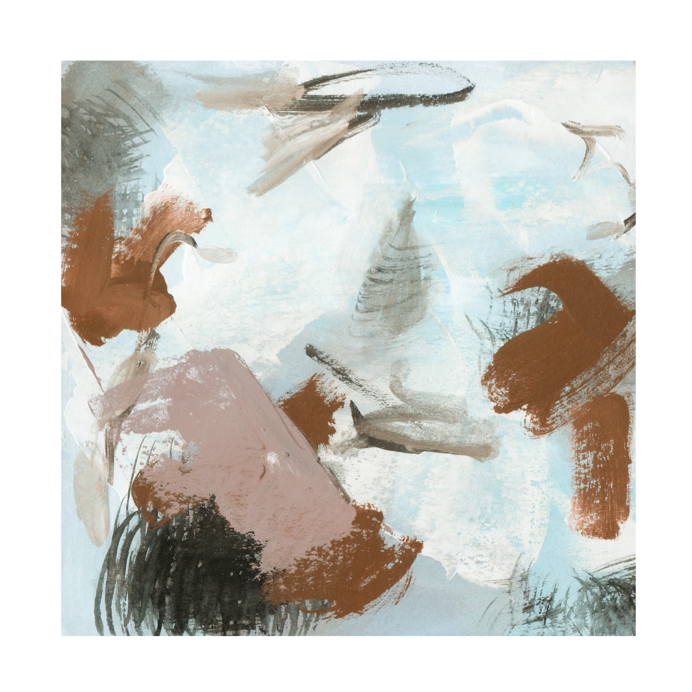 Canvas Wall Art - Melissa Wang 'Free as Air I' Wall Art for Living Room, Bedroom, or Office Décor by Trademark Fine Art - 14 x 14 Inches