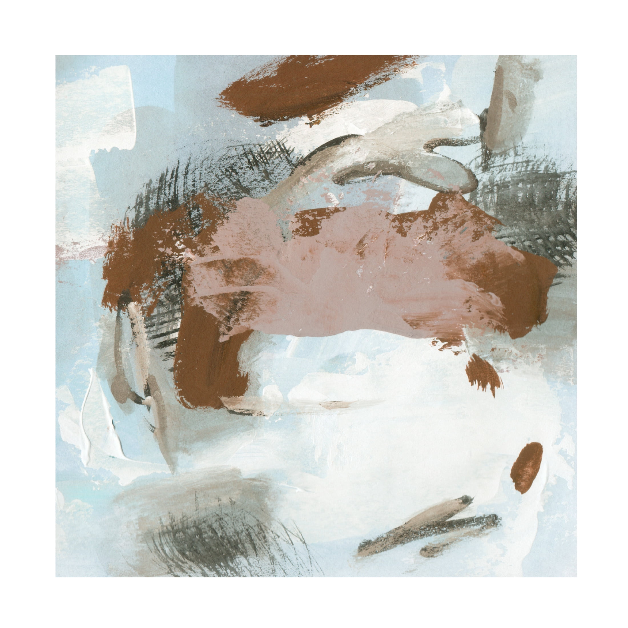 Canvas Wall Art - Melissa Wang 'Free as Air II' Wall Art for Living Room, Bedroom, or Office Décor by Trademark Fine Art - 35 x 35 Inches