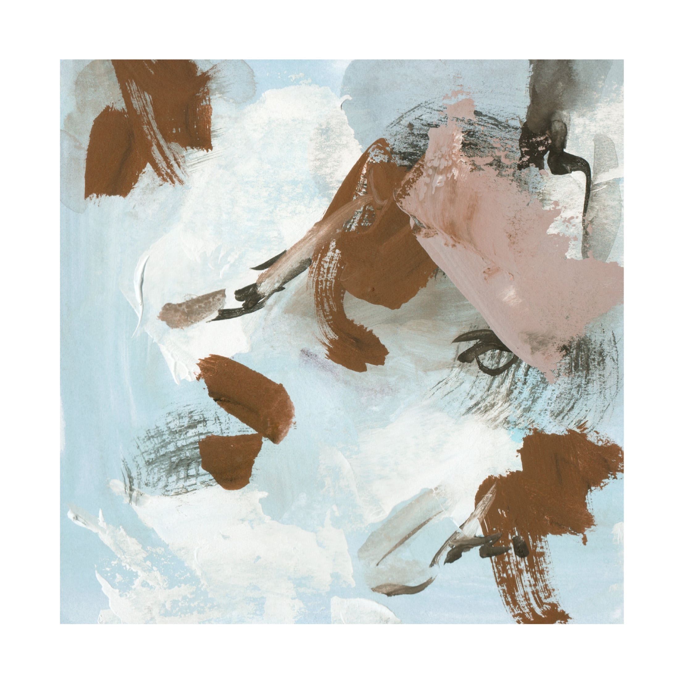 Canvas Wall Art - Melissa Wang 'Free as Air IV' Wall Art for Living Room, Bedroom, or Office Décor by Trademark Fine Art - 18 x 18 Inches